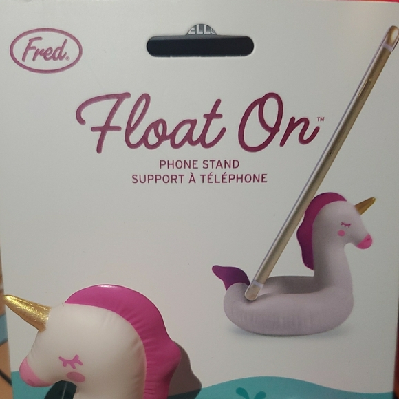 NWT Fred Pink and White Unicorn Phone Holder - Picture 2 of 4